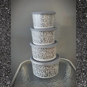 Tupperware "70 Years" Canister Set